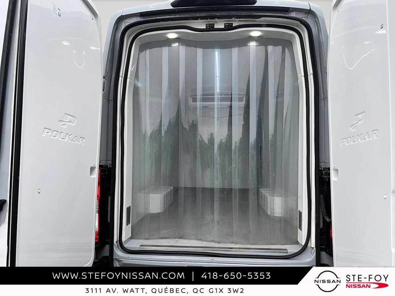 2022 Ford E-Transit Toit sur&eacute;lev&eacute; White Ste-Foy - photo #5