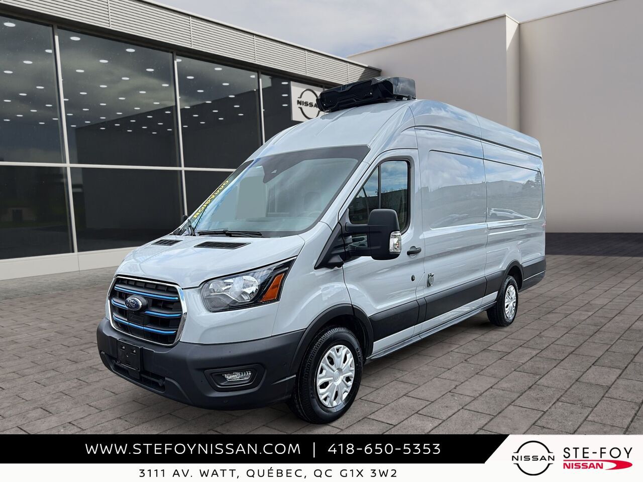Ford E-Transit Toit sur&eacute;lev&eacute; 2022 Blanc Ste-Foy - photo #0