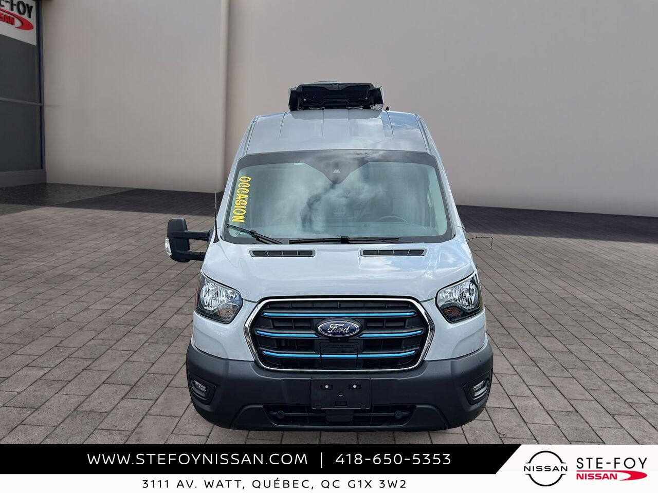 Ford E-Transit Toit sur&eacute;lev&eacute; 2022 Blanc Ste-Foy - photo #1