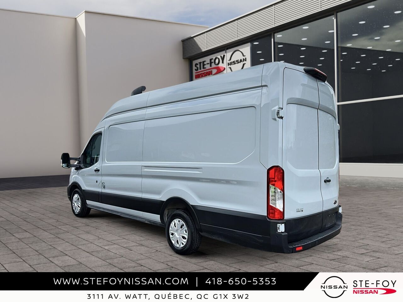 Ford E-Transit Toit sur&eacute;lev&eacute; 2022 Blanc Ste-Foy - photo #3