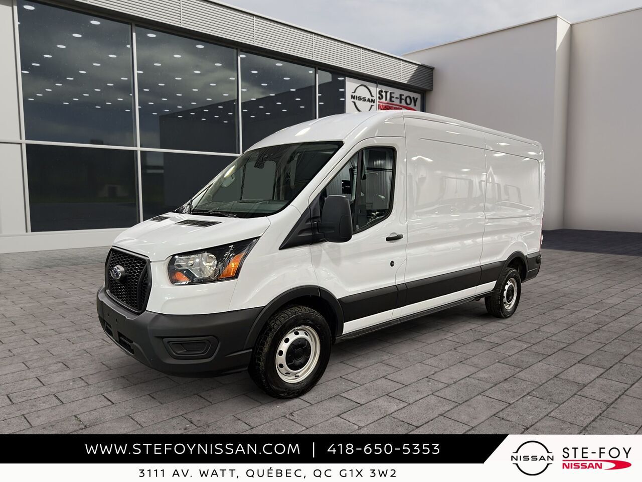 2024 Ford Transit T-250 PA Toit Moyen White Ste-Foy - photo #0