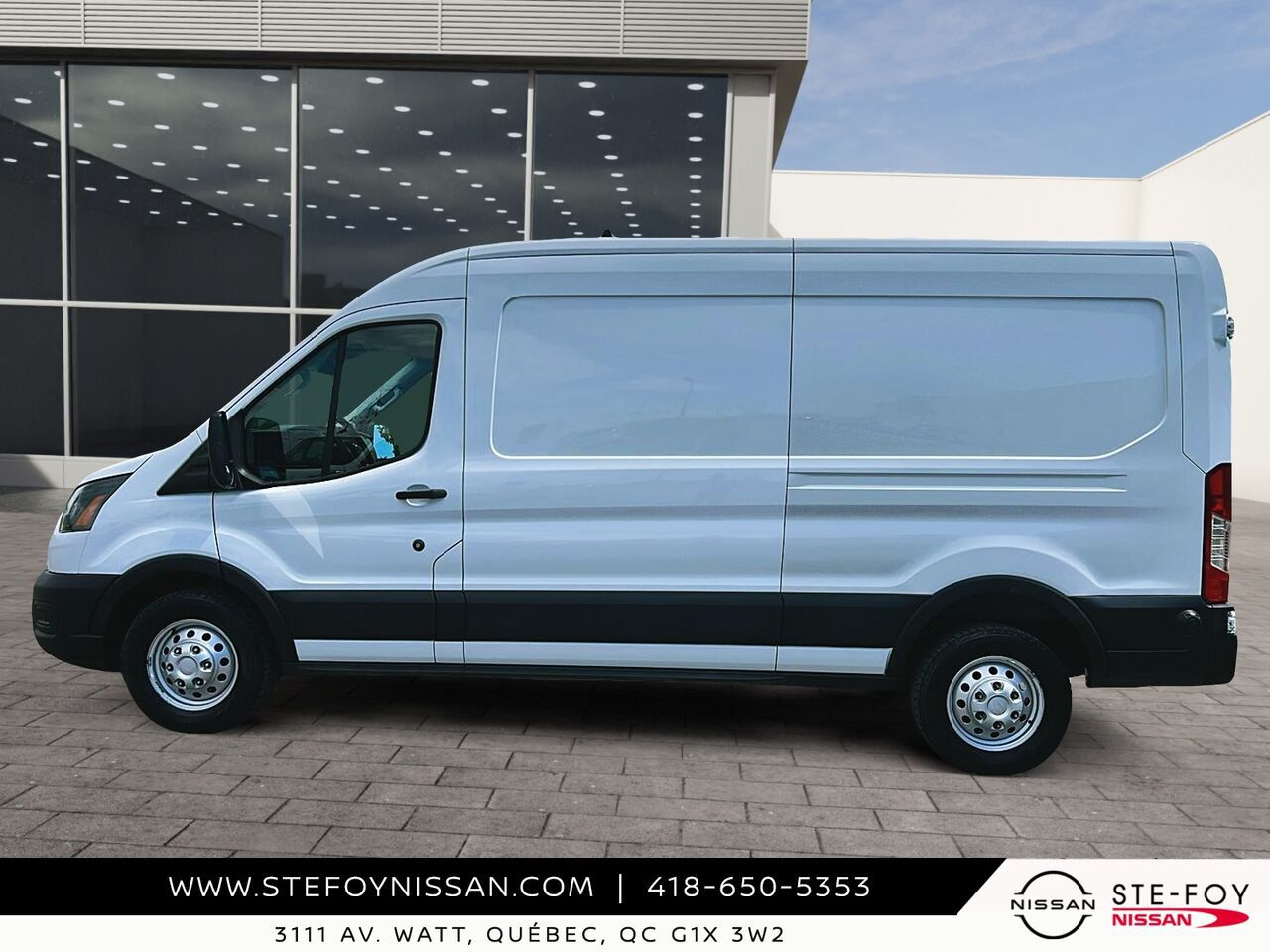 2024 Ford Transit T-250 TI toit moyen White Ste-Foy - photo #4