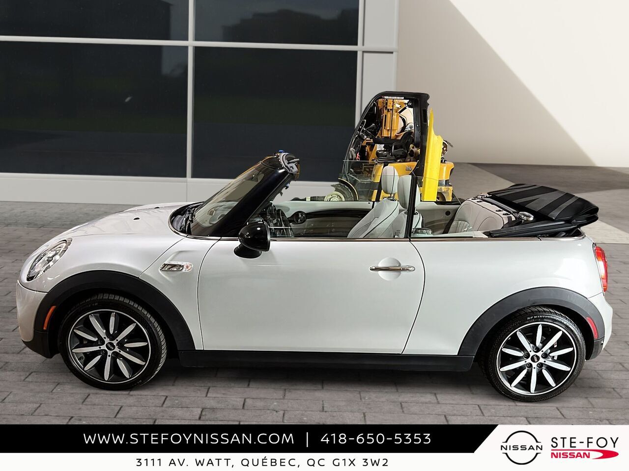MINI cabriolet 2018 Gris Ste-Foy - photo #1