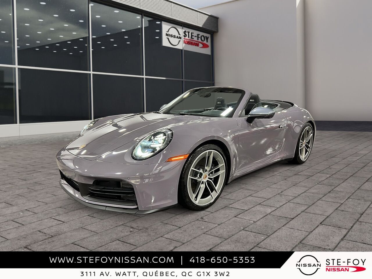 2026 Porsche 911 CARRERA T CONVERTIBLE Purple Ste-Foy - photo #0