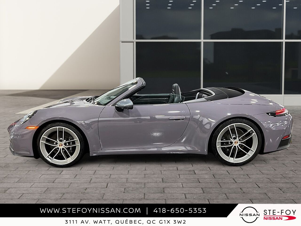 2026 Porsche 911 CARRERA T CONVERTIBLE Purple Ste-Foy - photo #1