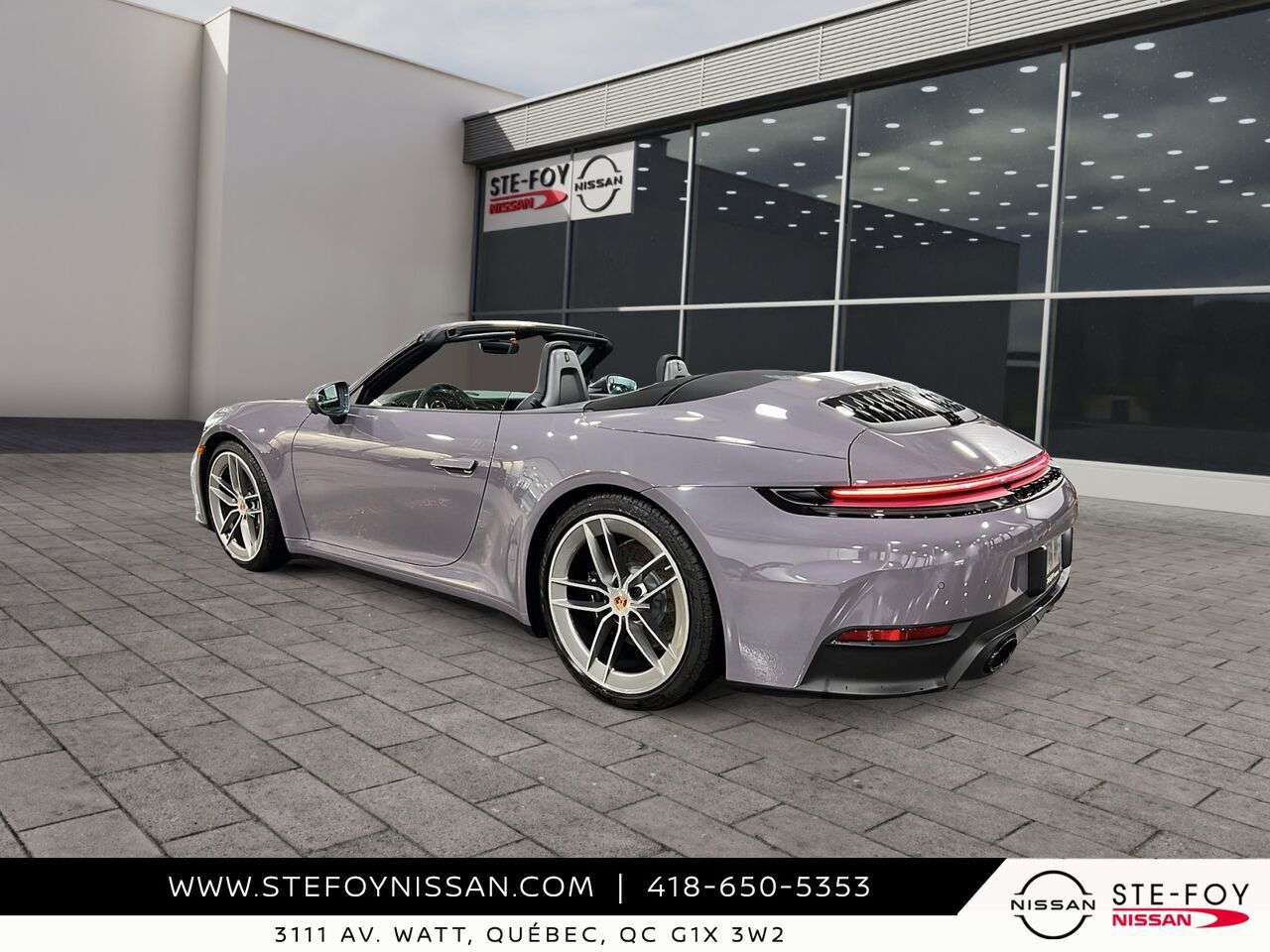 2026 Porsche 911 CARRERA T CONVERTIBLE Purple Ste-Foy - photo #2