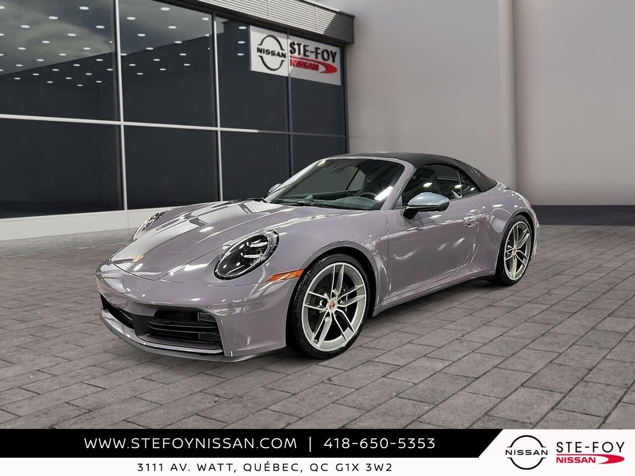 2026 Porsche 911 CARRERA T CONVERTIBLE Purple Ste-Foy - photo #3