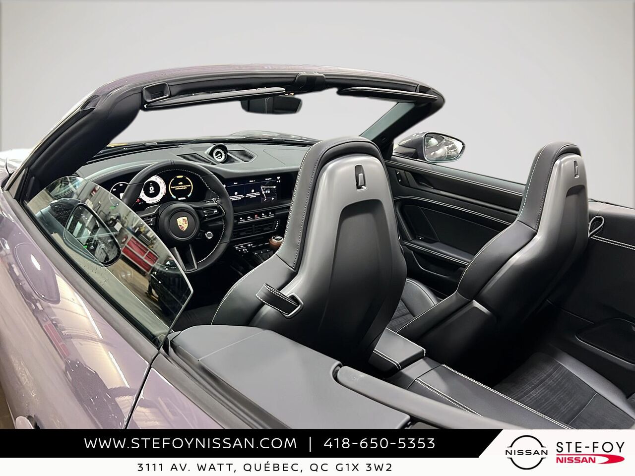 2026 Porsche 911 CARRERA T CONVERTIBLE Purple Ste-Foy - photo #19