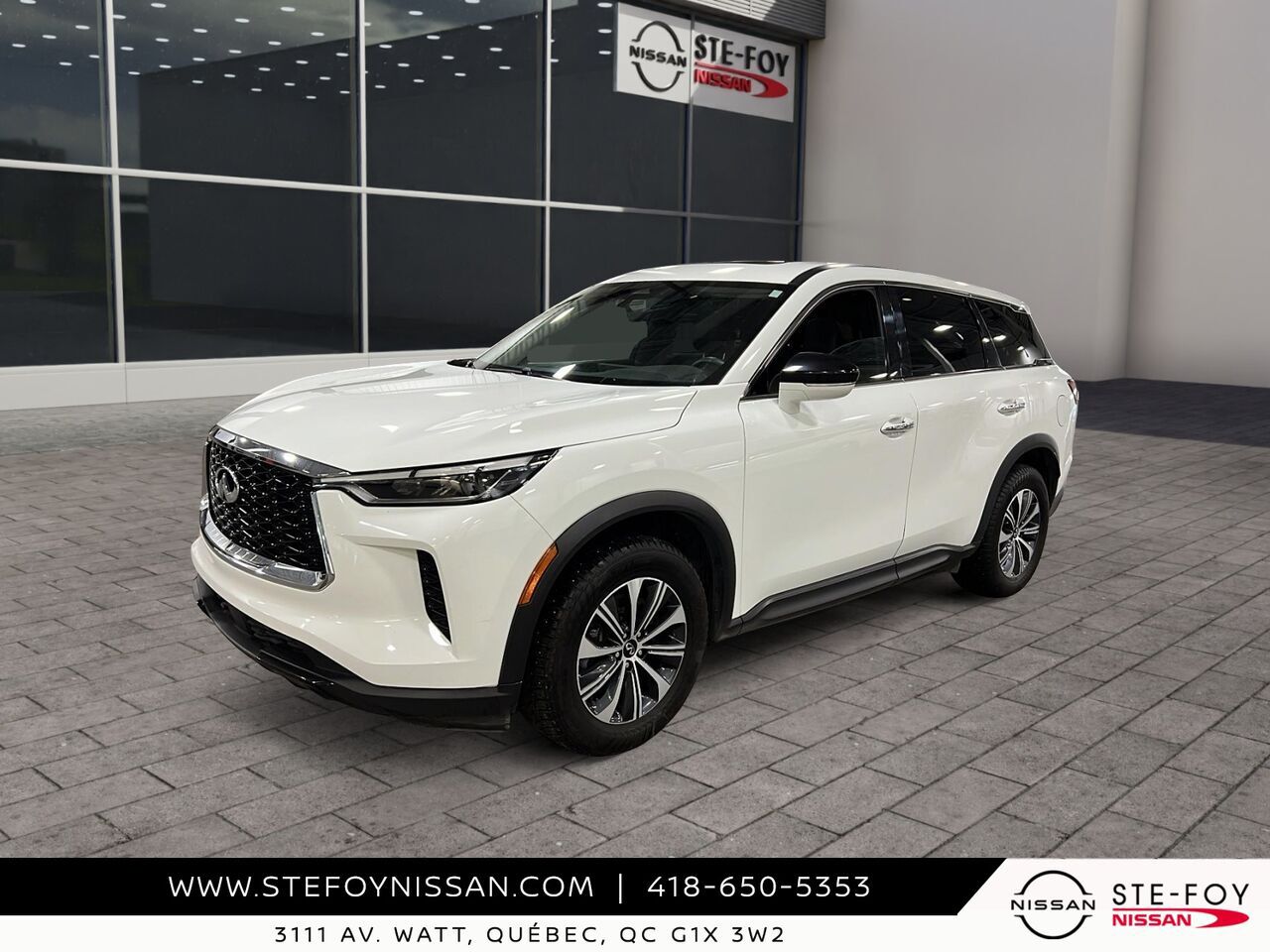 INFINITI QX60 PURE 2024 Blanc Ste-Foy - photo #0
