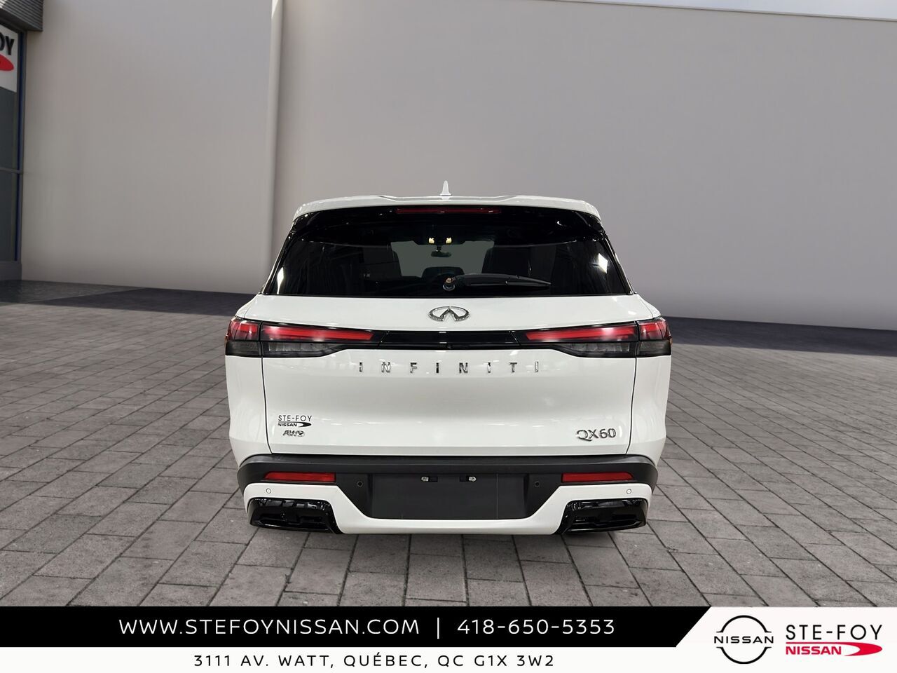 INFINITI QX60 PURE 2024 Blanc Ste-Foy - photo #2