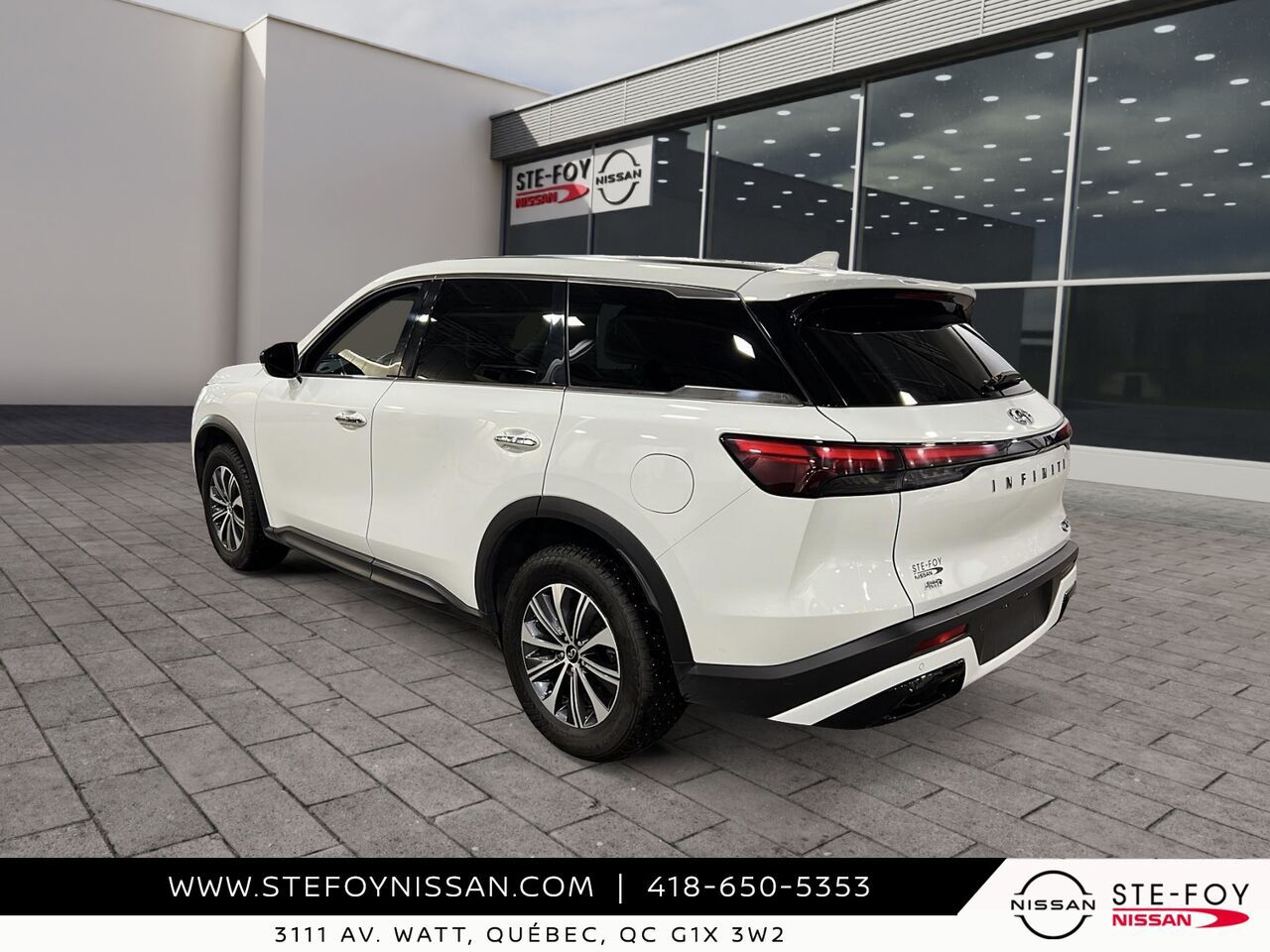 INFINITI QX60 PURE 2024 Blanc Ste-Foy - photo #3