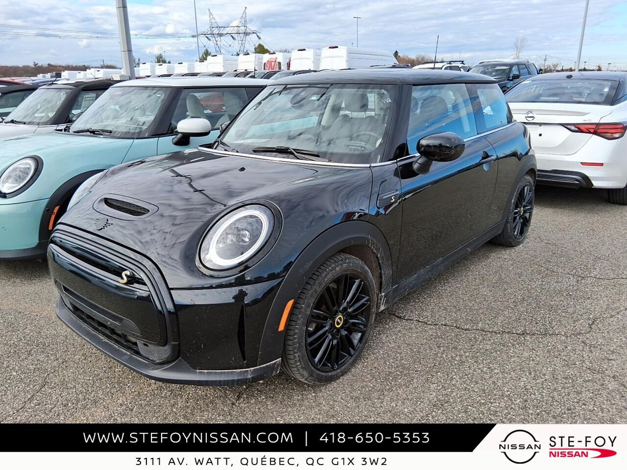 MINI 3 portes COOPER SE ELECTRIQUE DUAL MOONROOF 2023 Noir Ste-Foy - photo #0