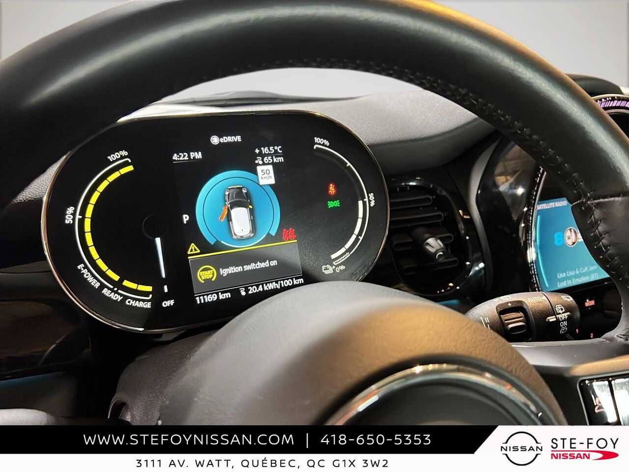 2023 MINI 3 portes COOPER SE ELECTRIQUE DUAL MOONROOF Black Ste-Foy - photo #12