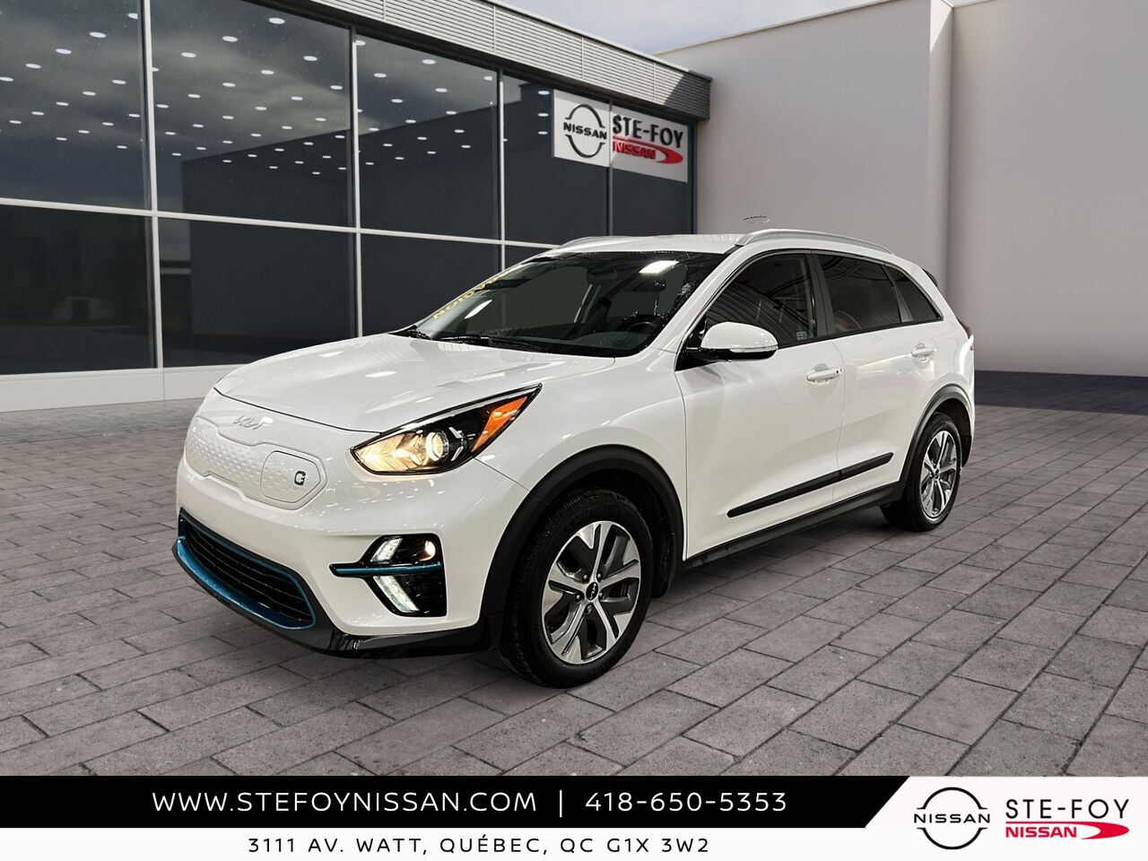 2022 Kia Niro EX+ &eacute;lectrique White Ste-Foy - photo #0