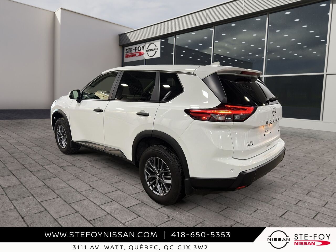 2024 Nissan Rogue S White Ste-Foy - photo #3