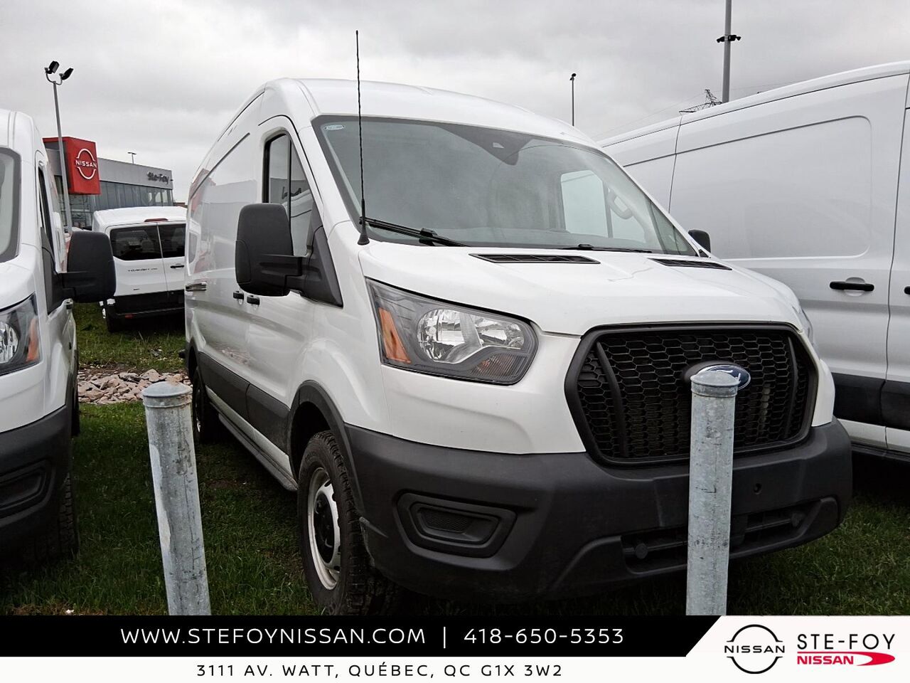 Ford Transit 250 TOIT MOYEN 2024 Blanc Ste-Foy - photo #0