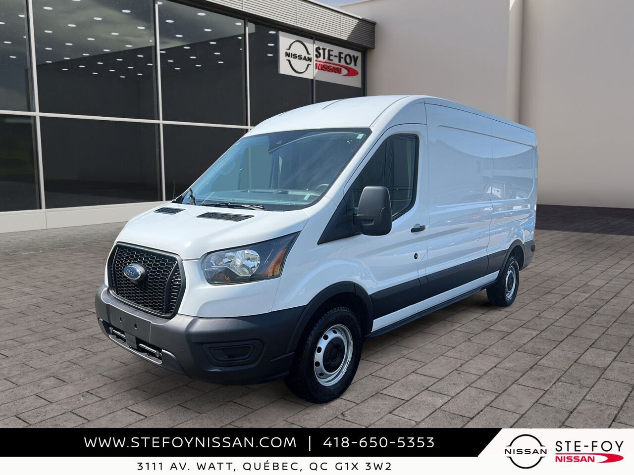 2024 Ford Transit 250 TOIT MOYEN White Ste-Foy - photo #0