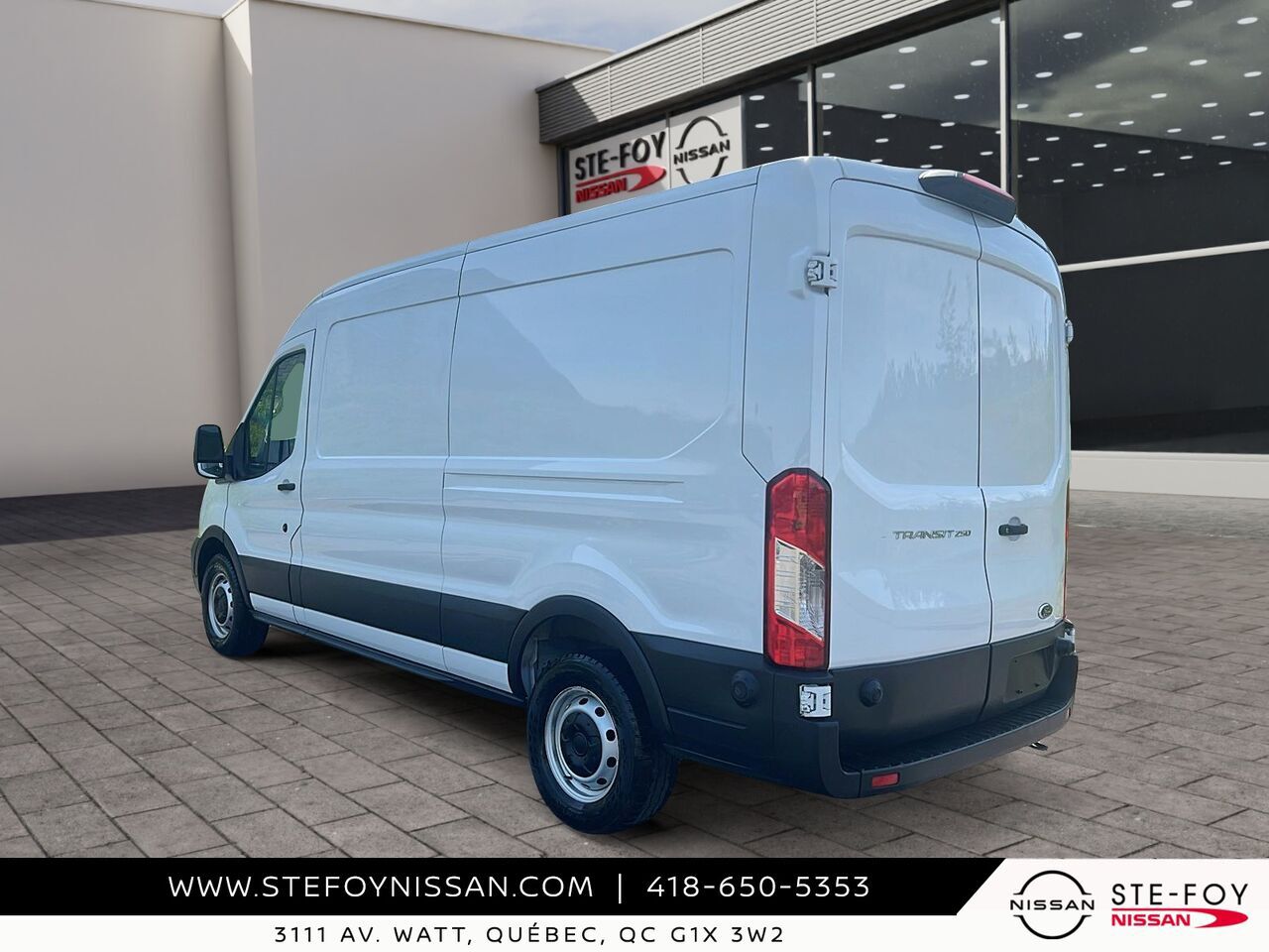 2024 Ford Transit 250 TOIT MOYEN White Ste-Foy - photo #3