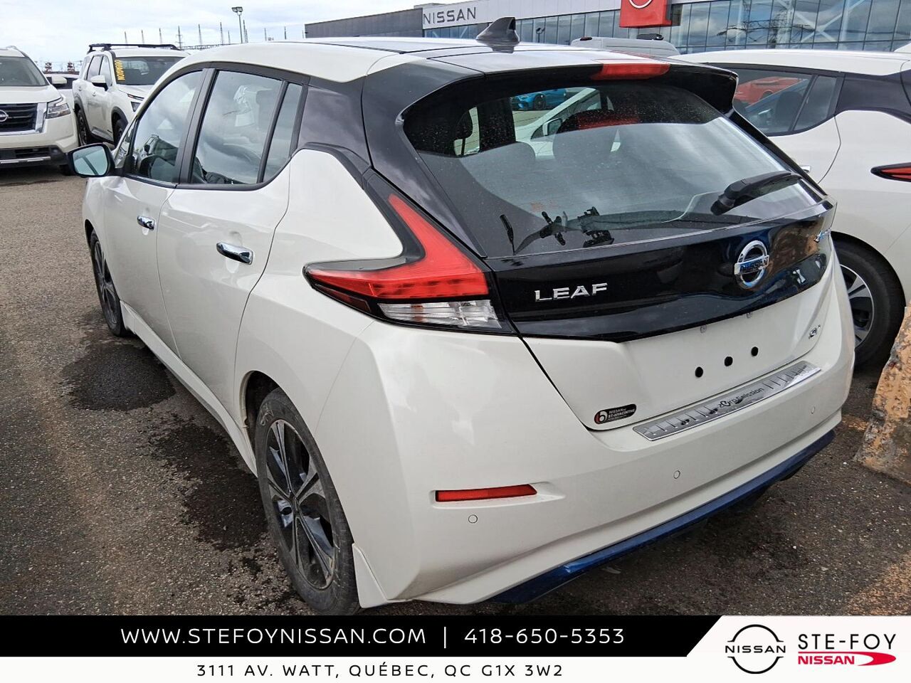 Nissan LEAF SV 40 KWH 2021 Blanc Ste-Foy - photo #1