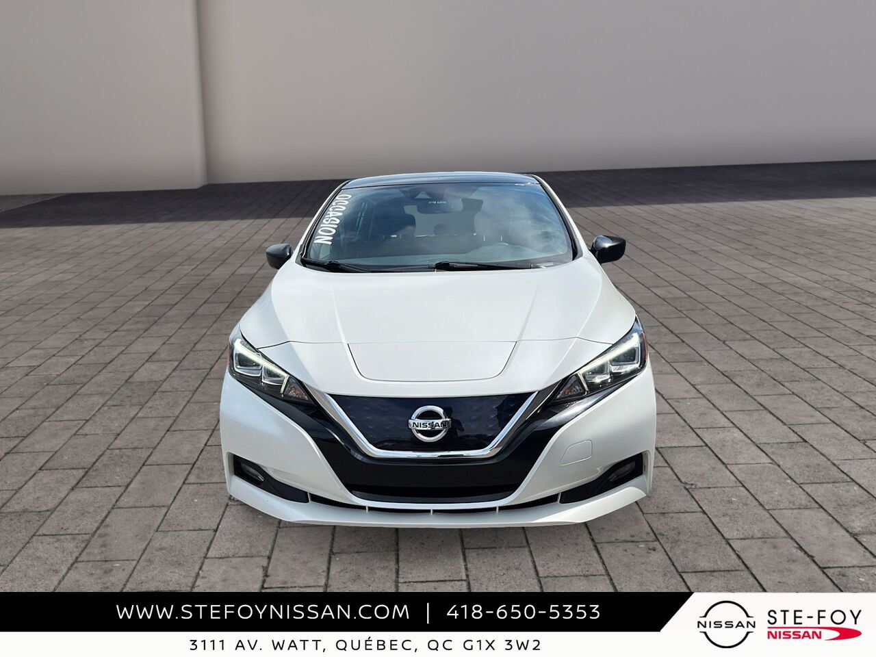 2021 Nissan LEAF SV 40 KWH White Ste-Foy - photo #1