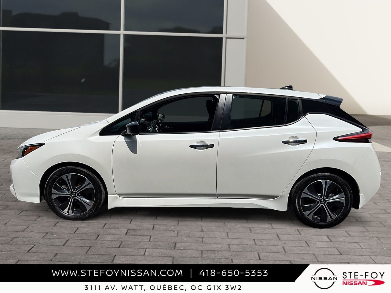 2021 Nissan LEAF SV 40 KWH White Ste-Foy - photo #4
