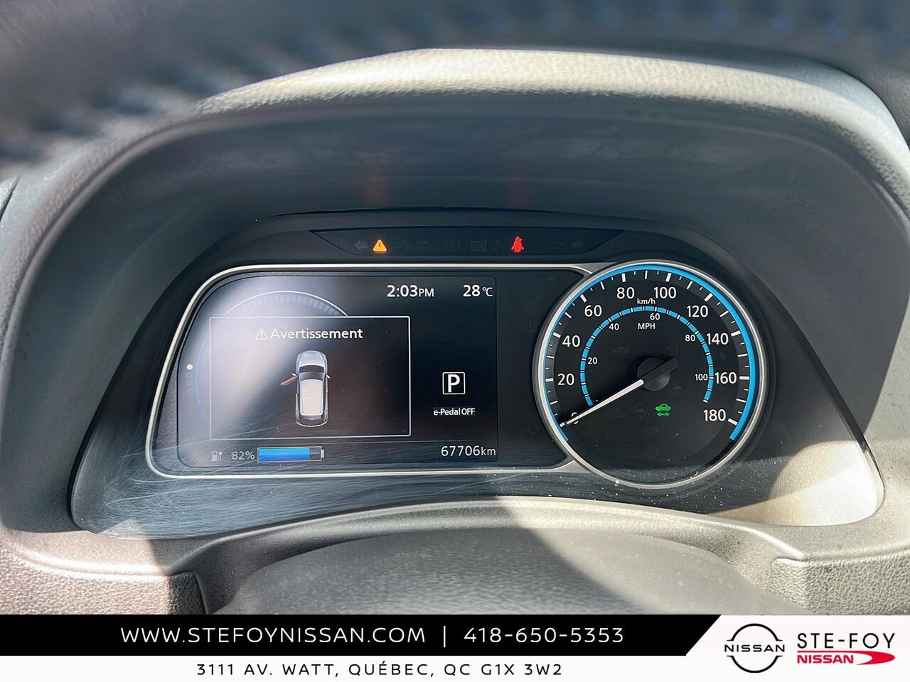 2021 Nissan LEAF SV 40 KWH White Ste-Foy - photo #11