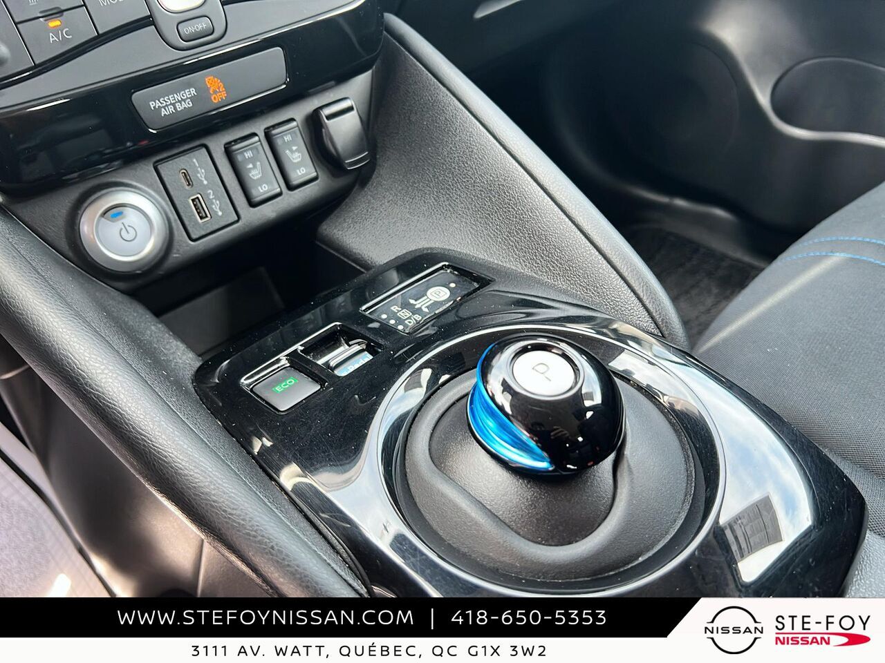 2021 Nissan LEAF SV 40 KWH White Ste-Foy - photo #13
