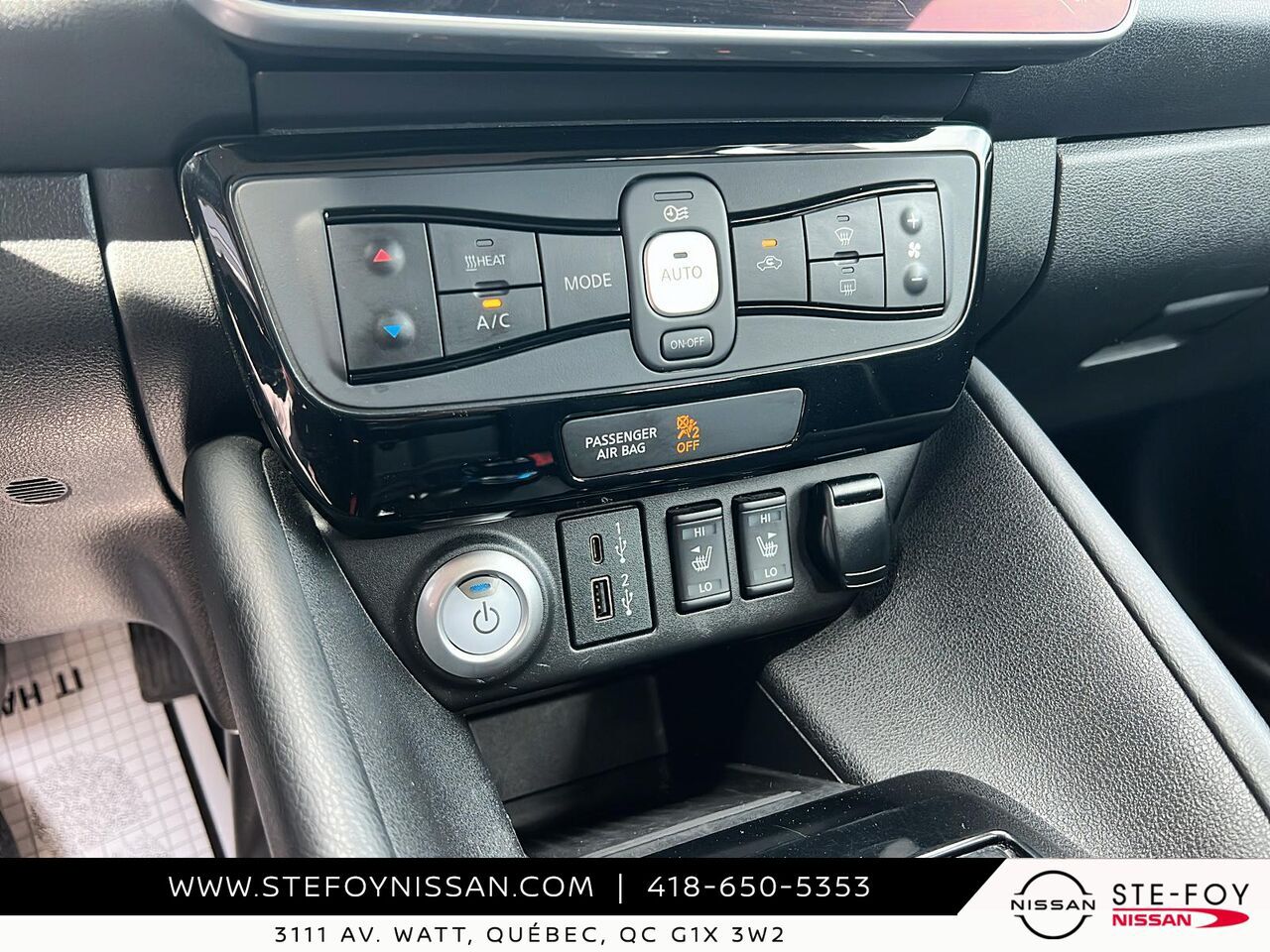 2021 Nissan LEAF SV 40 KWH White Ste-Foy - photo #14