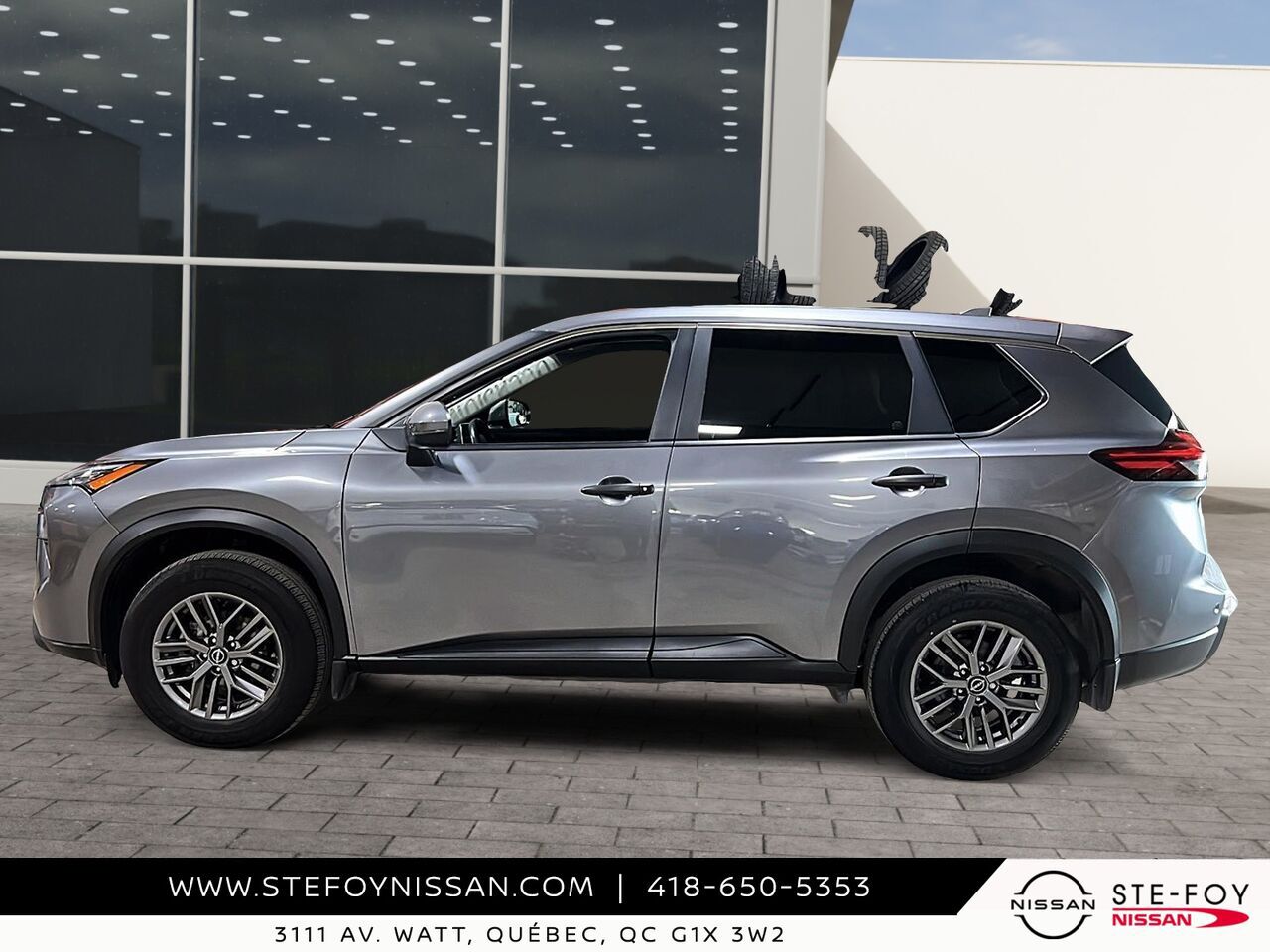 Nissan ROGUE S TRACTION INTEGRALE 2024 Gris Ste-Foy - photo #4