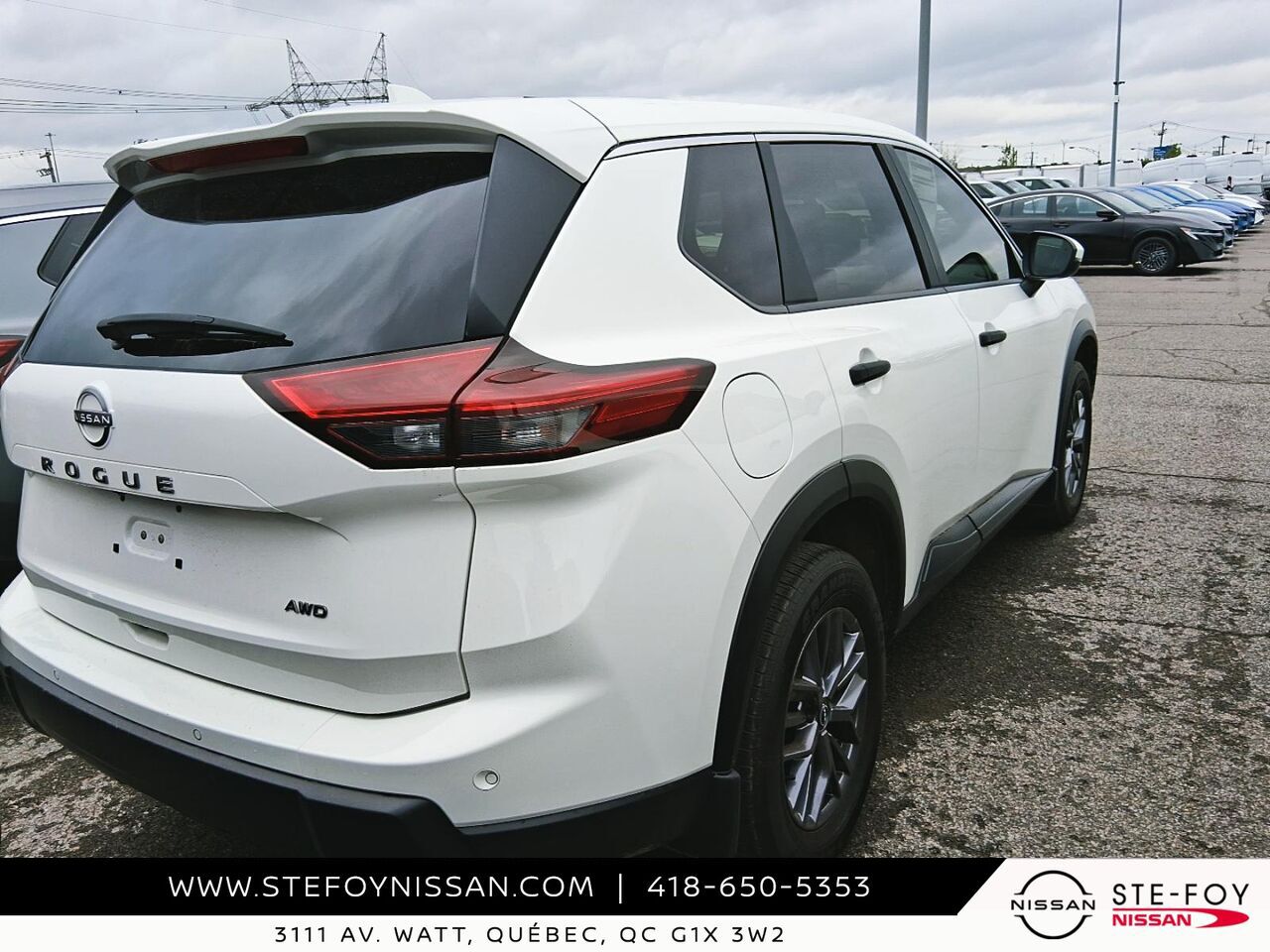 2024 Nissan ROGUE S TRACTION INTEGRALE White Ste-Foy - photo #1