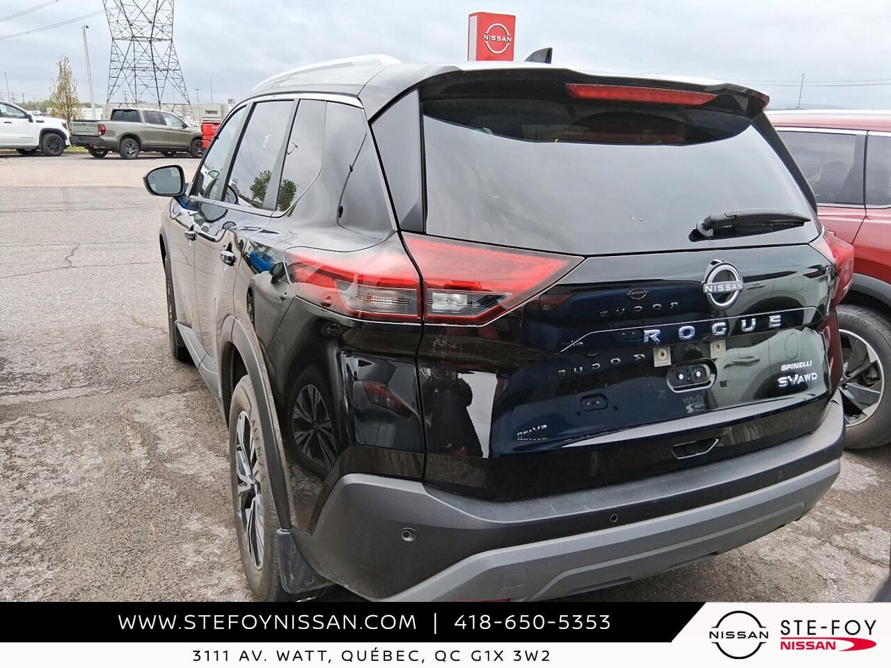 Nissan Rogue SV TOIT OUVRANT 2023 Noir Ste-Foy - photo #1