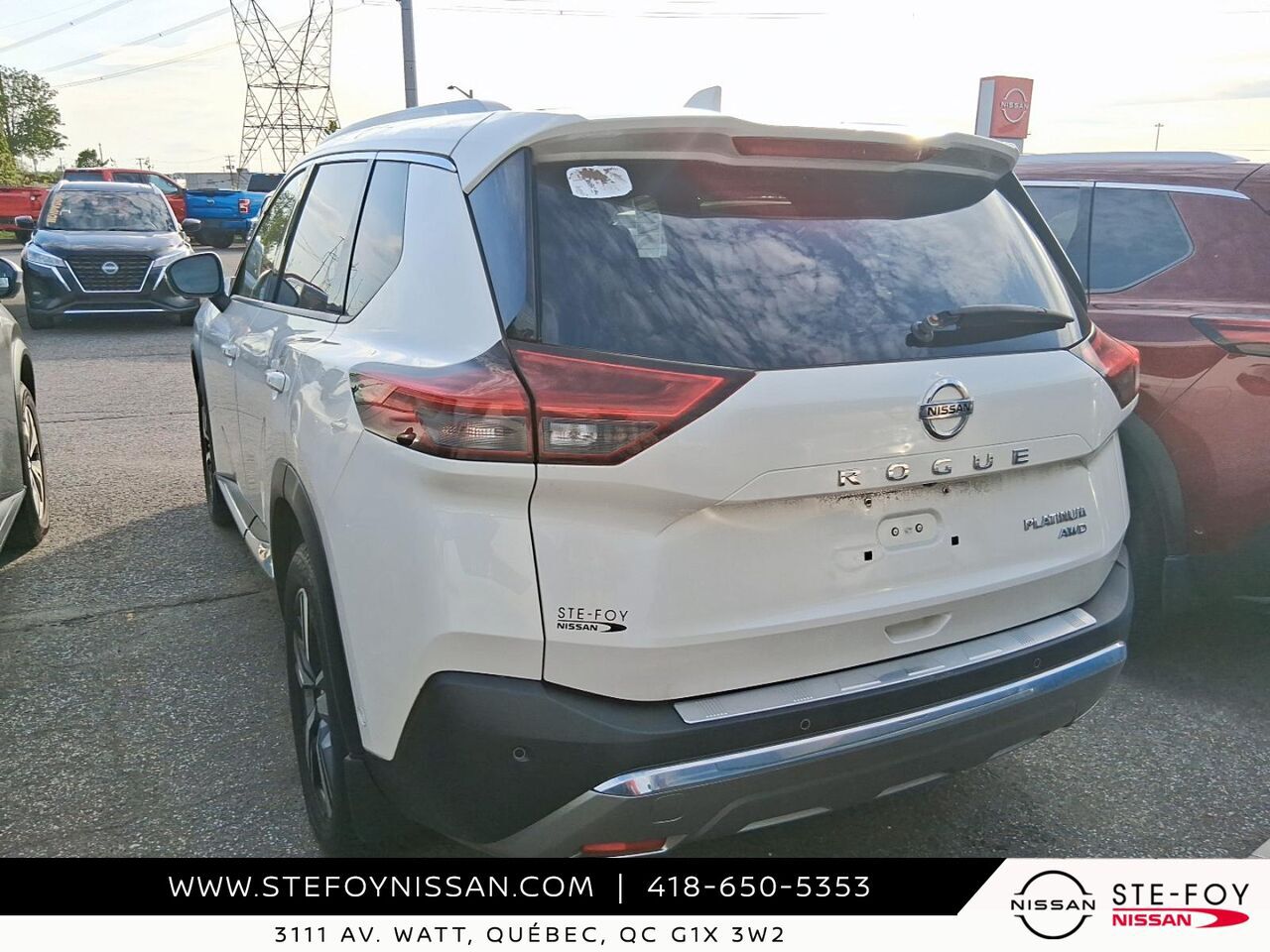 2021 Nissan Rogue Platine TRACTION INTEGRALE White Ste-Foy - photo #1