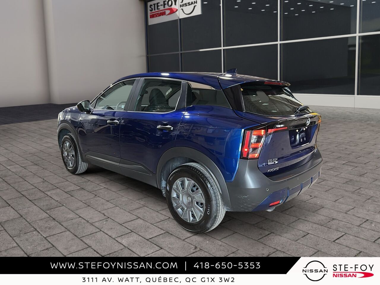 2025 Nissan Kicks S TRACTION INTEGRALE Blue Ste-Foy - photo #3