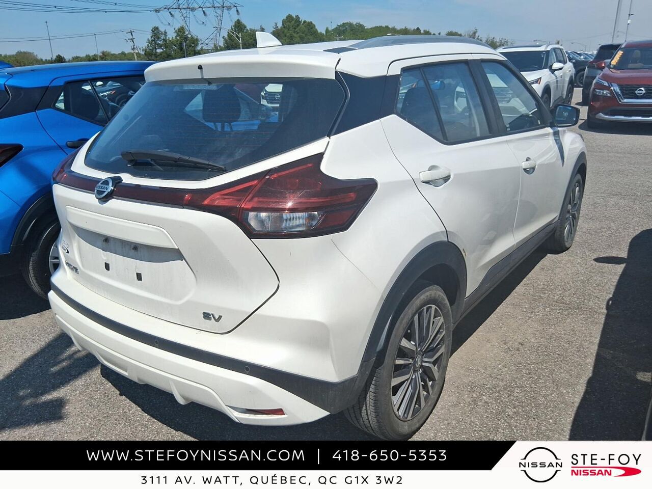Nissan Kicks SV TA 2021 Blanc Ste-Foy - photo #1