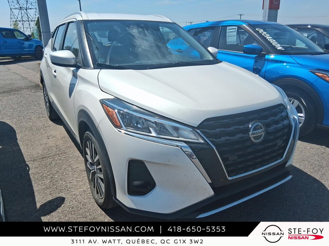 2021 Nissan Kicks SV TA White Ste-Foy - photo #0