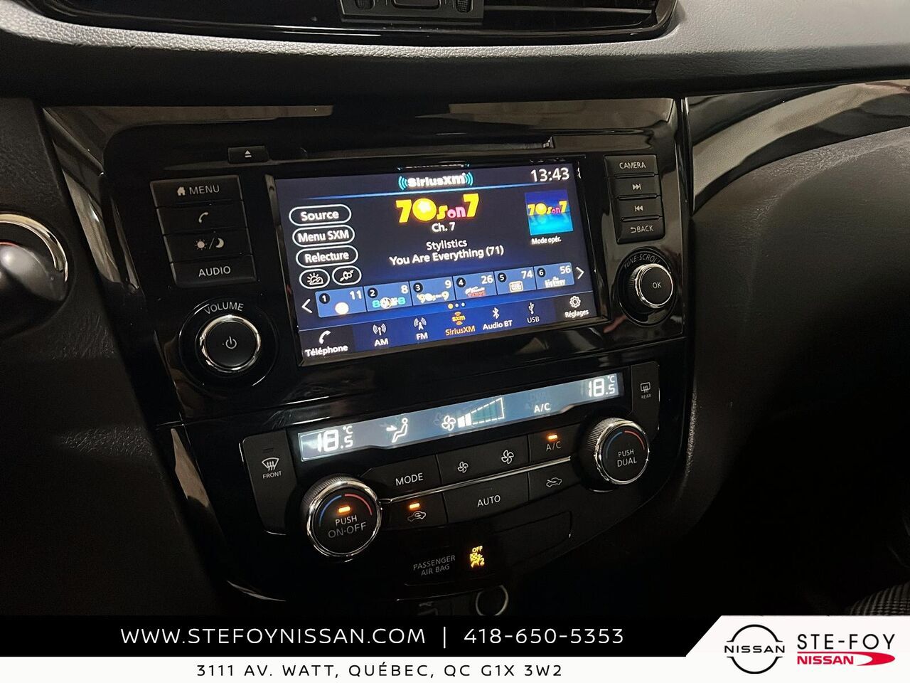 NISSAN QASHQAI SV 2019 Noir Ste-Foy - photo #18