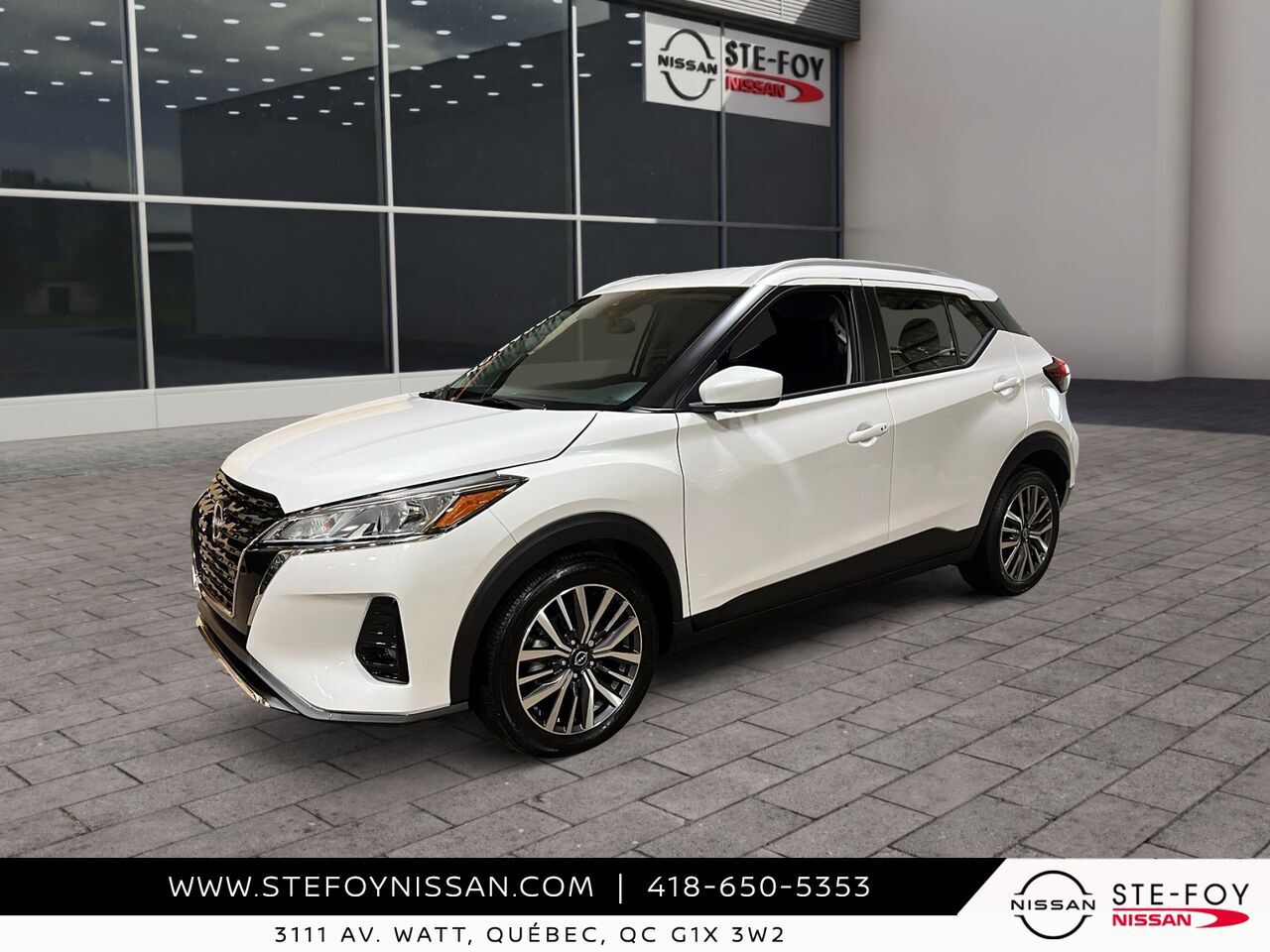 Nissan Kicks SV TA 2024 Blanc Ste-Foy - photo #0