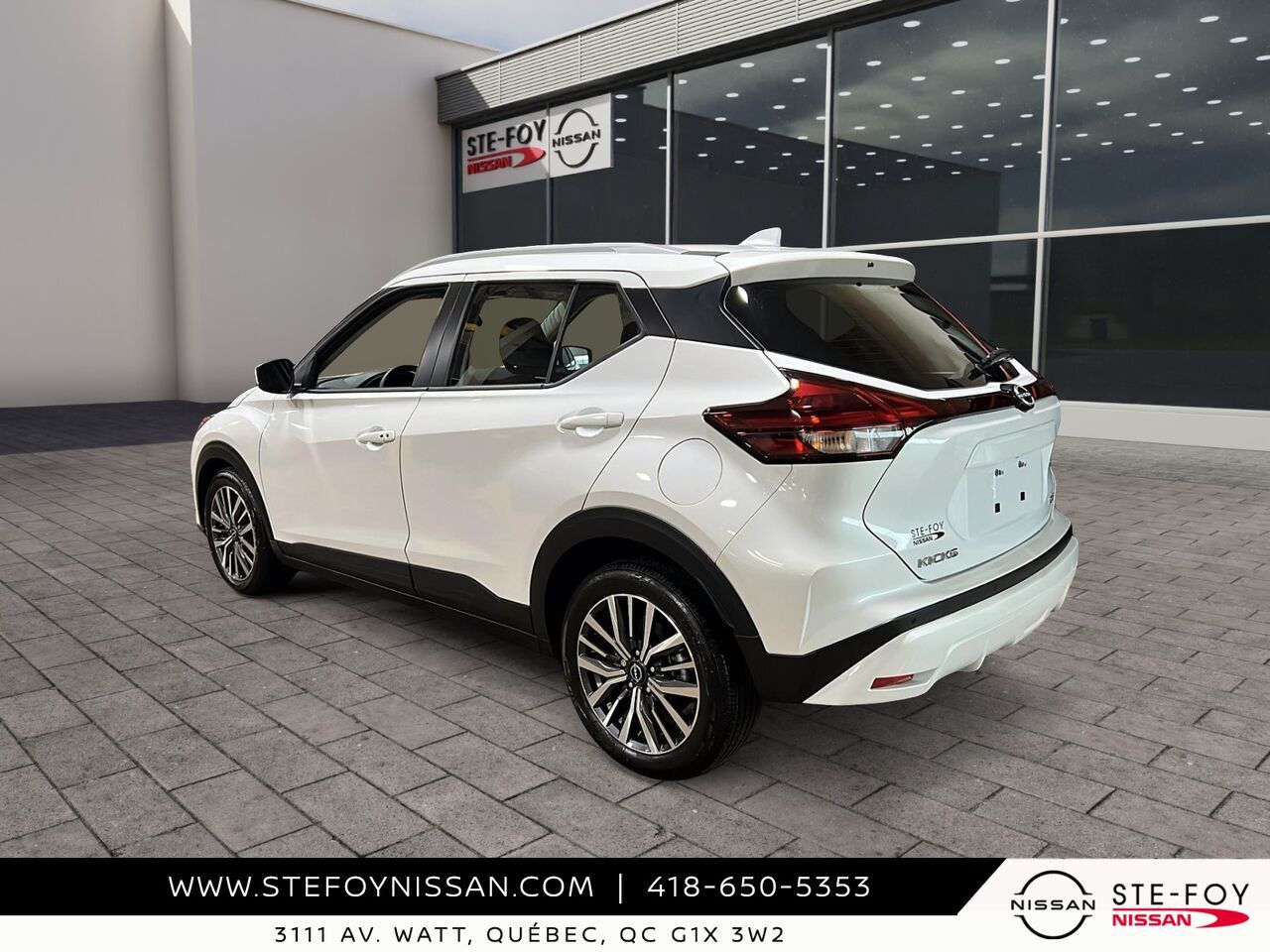 Nissan Kicks SV TA 2024 Blanc Ste-Foy - photo #3