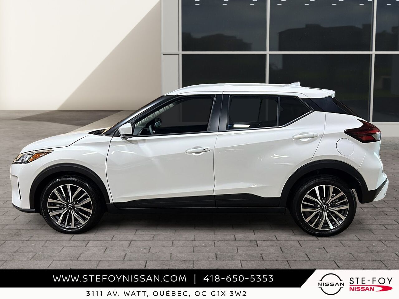 Nissan Kicks SV TA 2024 Blanc Ste-Foy - photo #4