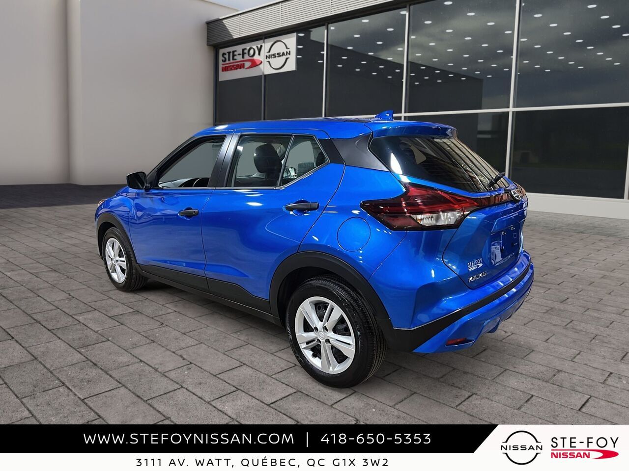Nissan Kicks S TA 2024 Bleu Ste-Foy - photo #3