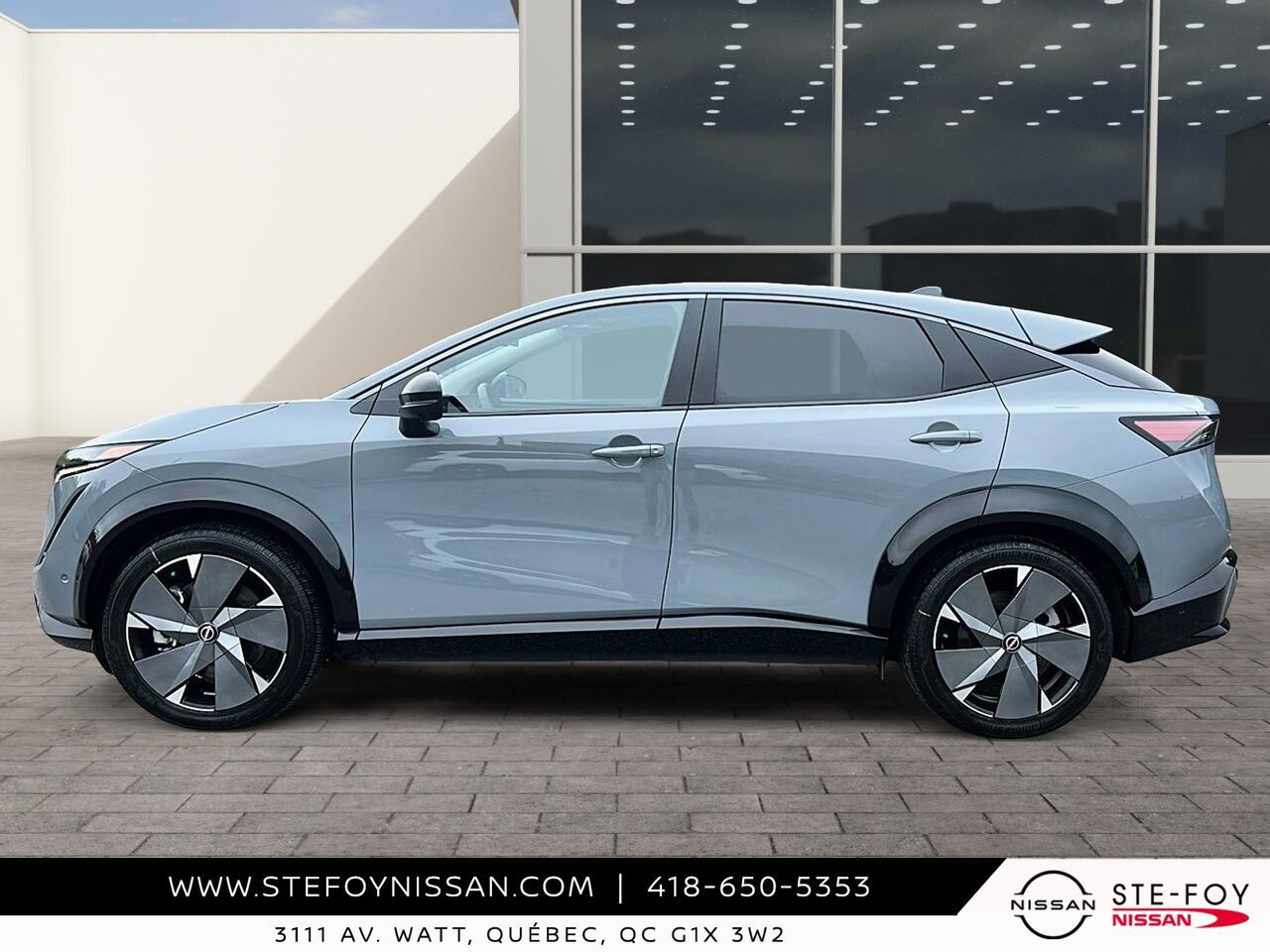 Nissan ARIYA EVOLVE+ E-4ORCE TRACTION INTEGRALE 2025 Gris Ste-Foy - photo #4