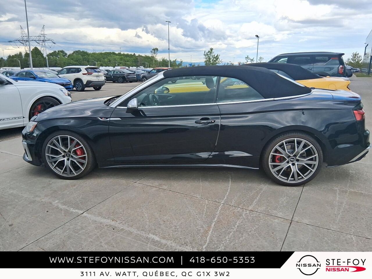 Audi S5 cabriolet 2022 Noir Ste-Foy - photo #0