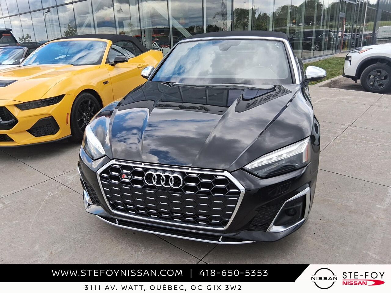 Audi S5 cabriolet 2022 Noir Ste-Foy - photo #1
