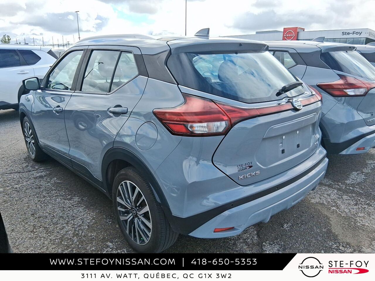Nissan Kicks SV TA 2021 Gris Ste-Foy - photo #1