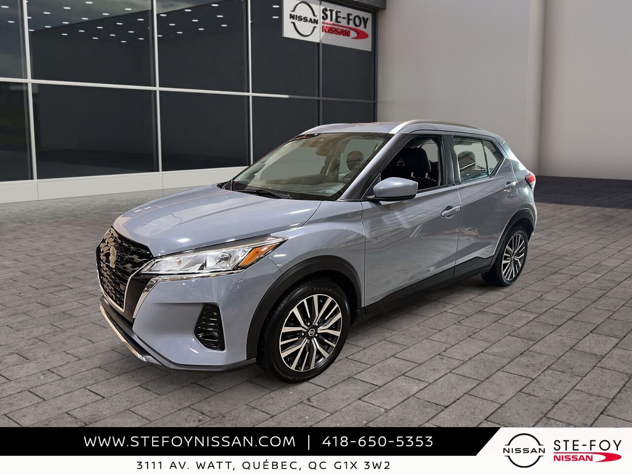 Nissan Kicks SV TA 2021 Gris Ste-Foy - photo #0