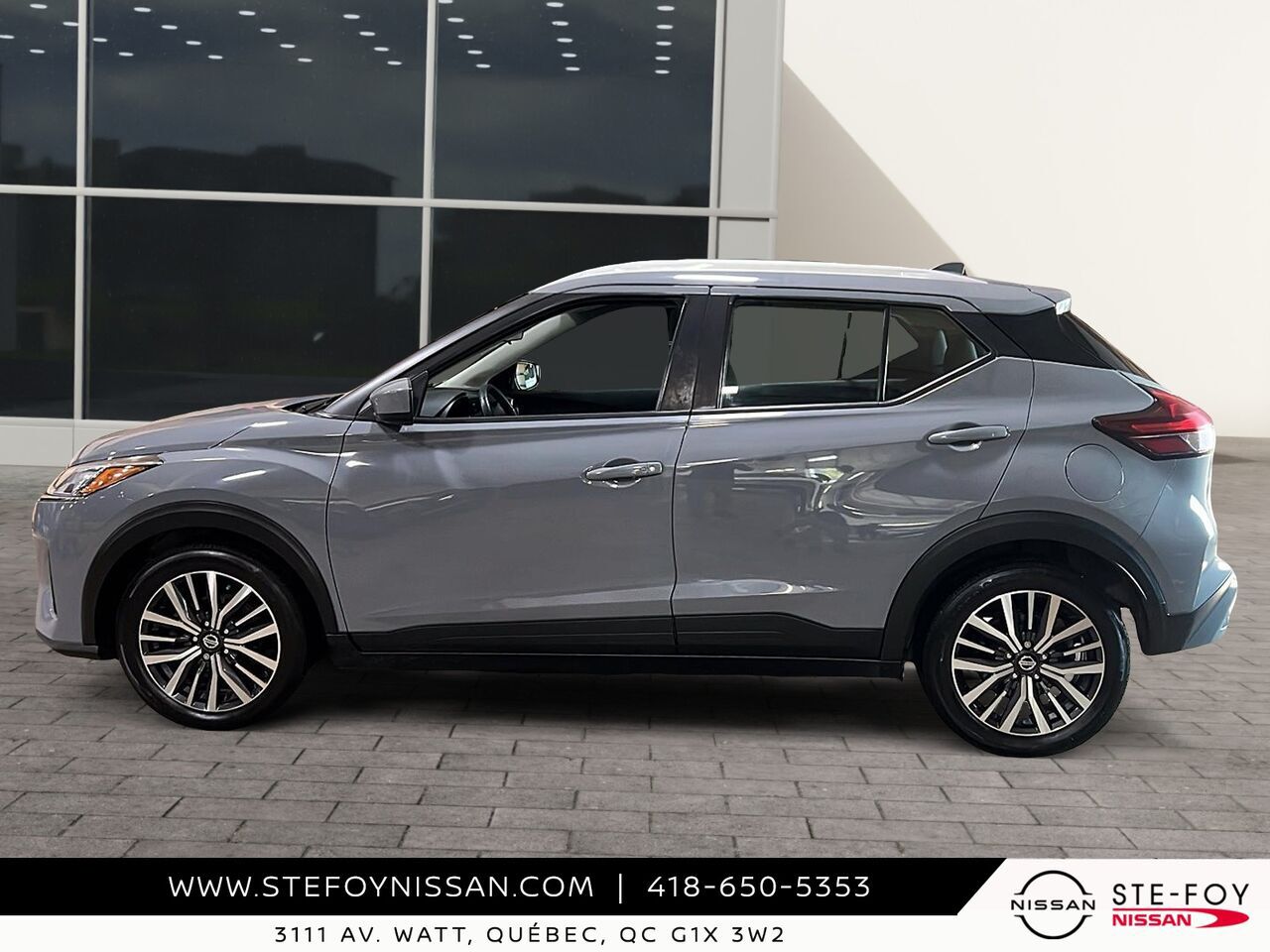 Nissan Kicks SV TA 2021 Gris Ste-Foy - photo #4