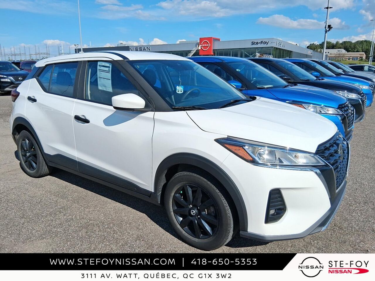 Nissan Kicks S 2021 Blanc Ste-Foy - photo #0