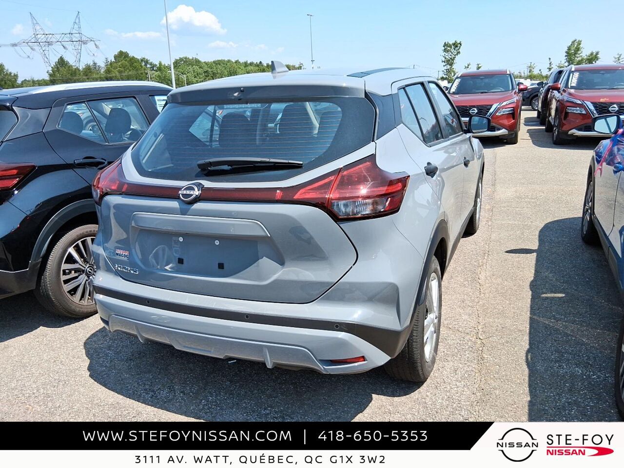 Nissan Kicks S TA 2024 Gris Ste-Foy - photo #1