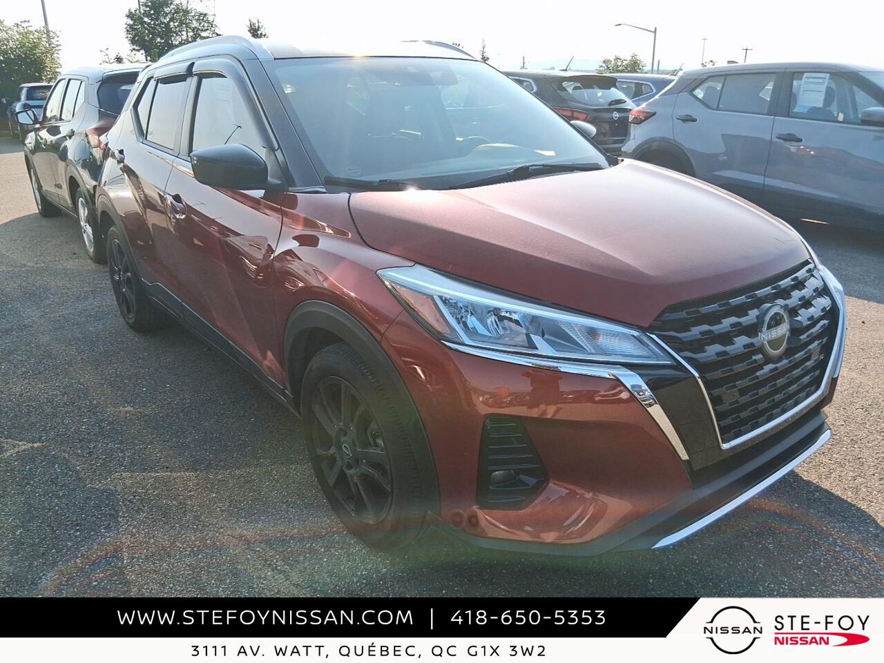 Red 2023 Nissan Kicks SUV / Crossover Front-Wheel Drive Continuously Variable Transmission