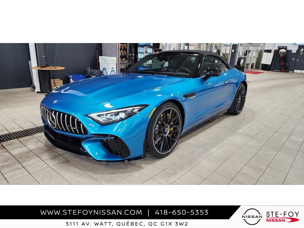 2023 Mercedes-Benz SL-Class AMG SL 63 Roadster IMPECCABLE COMME NEUF Blue Ste-Foy - photo #0